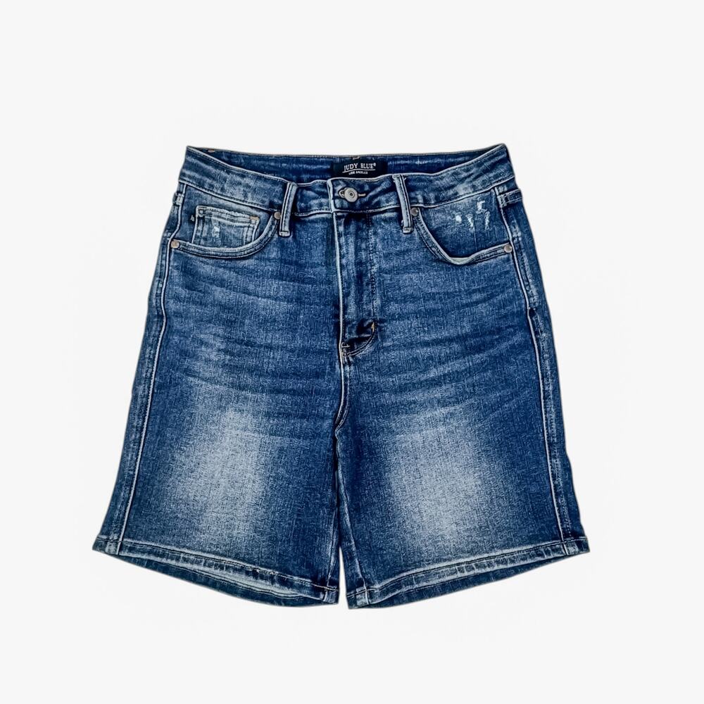 Judy Blue Women's High Rise Stretch Denim Shorts Women’s Large